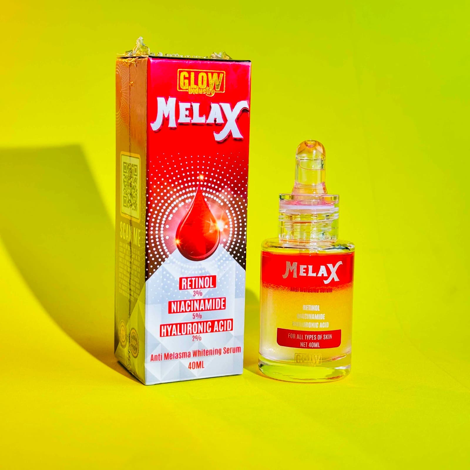 Glow Melax Anti Melasma Whitening Serum 40ml