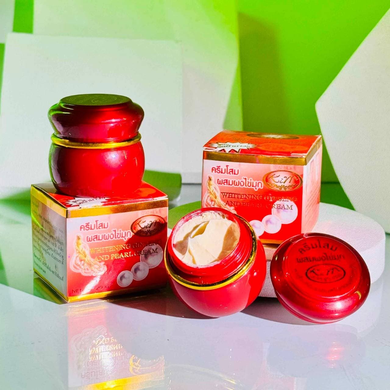 Kim Whitening Ginseng And Pearl Cream 20g