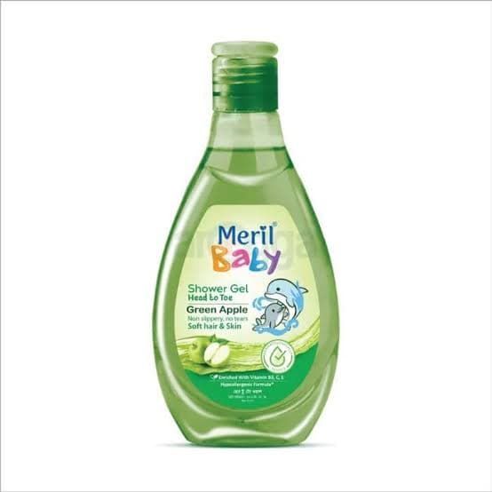 Meril Baby Shower Gel Green Apple 200ml