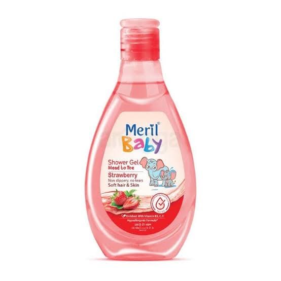 Meril Baby Shower Gel Strawberry 200ml