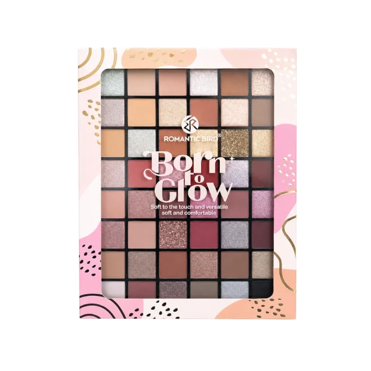 Romantic Bird Born To Glow Eyeshadow Pallete 48 Colors