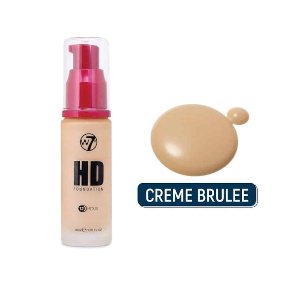 W7 HD Foundation Fond De Teint (Creme Brule) 30ml
