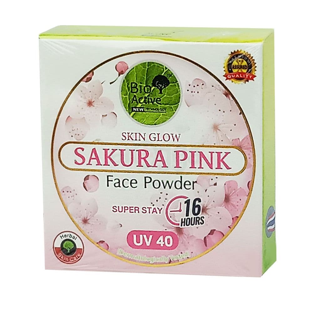 Bio Active Skin Glow Sakura Pink Face Powder No-1 12g